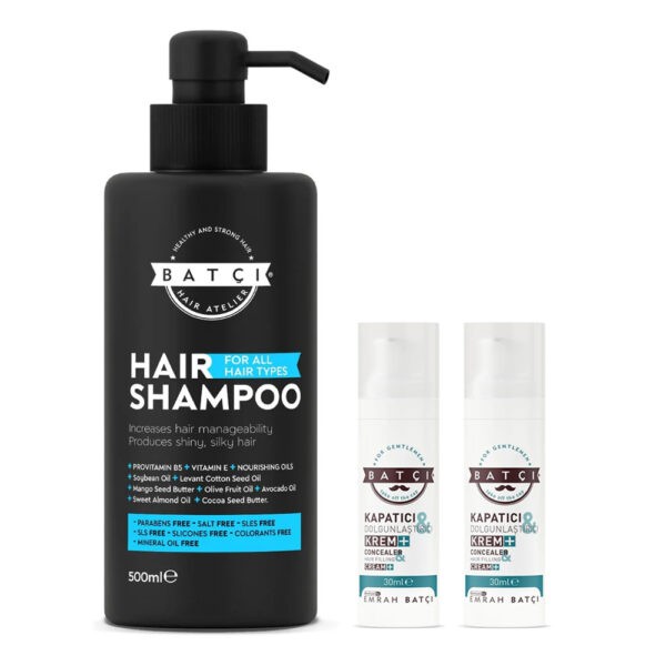 Batci 2 Concealers & Shampoo Bundle
